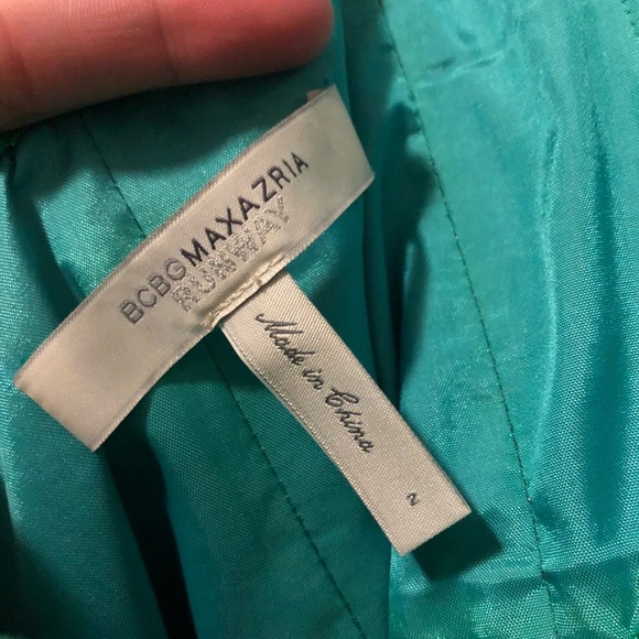 BCBG Strapless Draped Dress - Picture 4 of 4